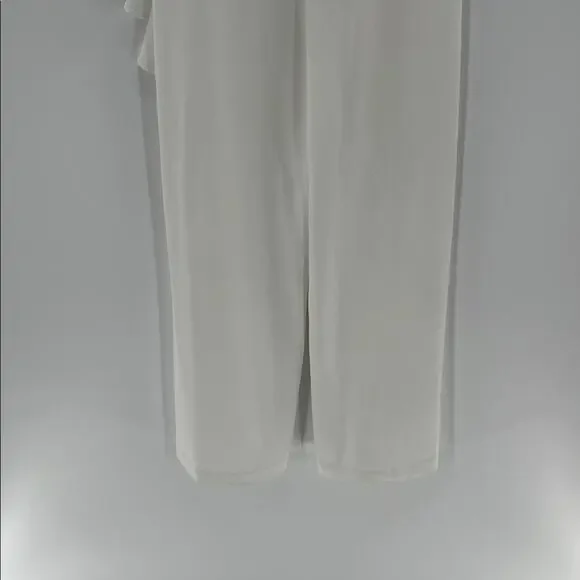 Alice + Olivia Keeva Diagonal Ruffle Jumpsuit - Off White - 2